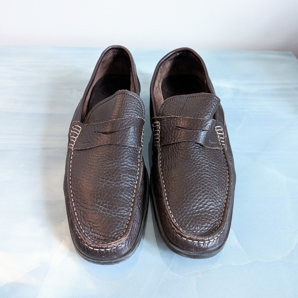 Salvatore Ferragamo brown leather loafers main image 5